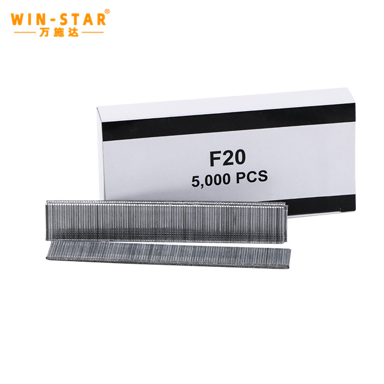  F Series Straight Galvanized Brad Nails Pneumatic F20 Staples
