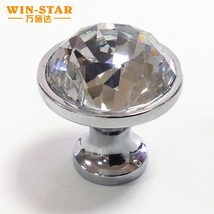 Deluxe Handle Crystal Knob Diamond Knob Drawer T-bar Handle
