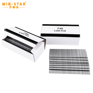 18 Gauge Galvanized Wire Collated Staple F Brad Nail F40