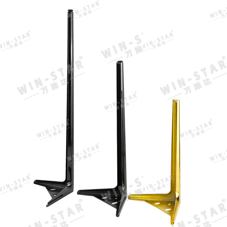 Simple Style Furniture Foot Metal Black 450mm Sofa Chair Legs for Table