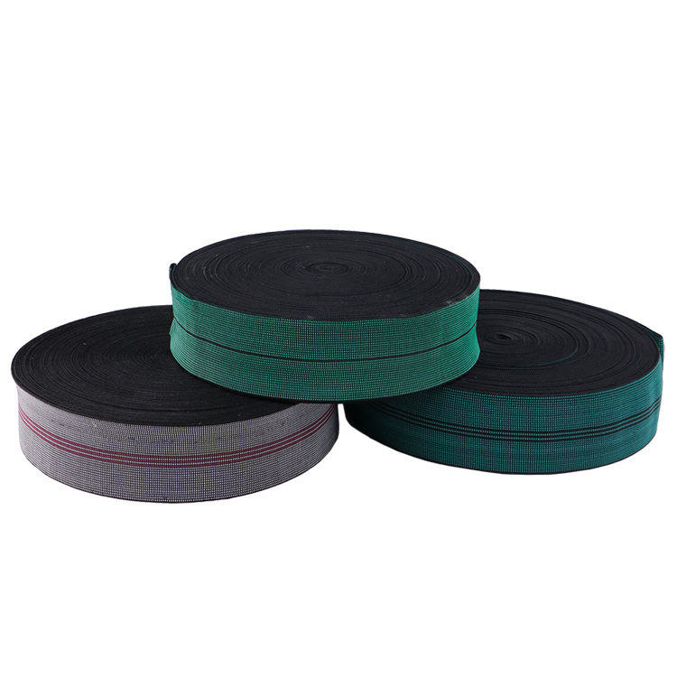 High Tension Polyethylene with Malaysia Rubber 50mm Sofa Elastic Webbing