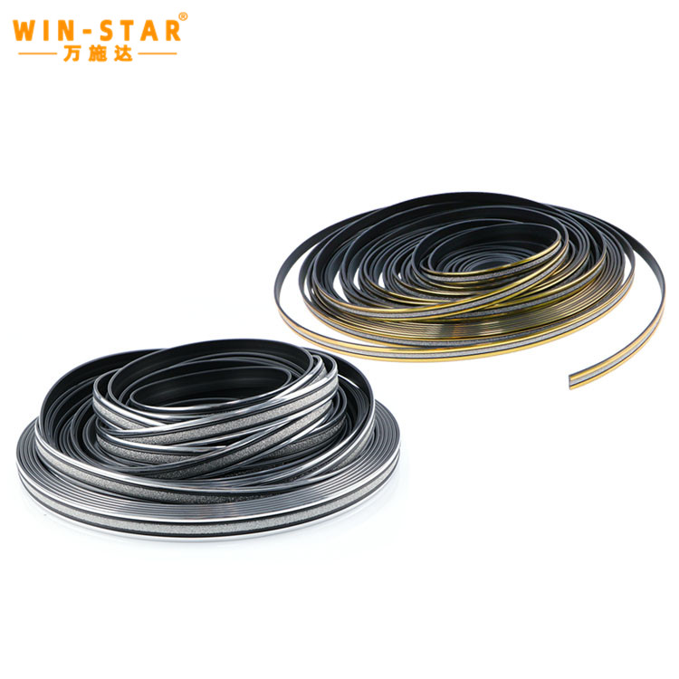 modern home decoration accessory plastic PVC decoration strip