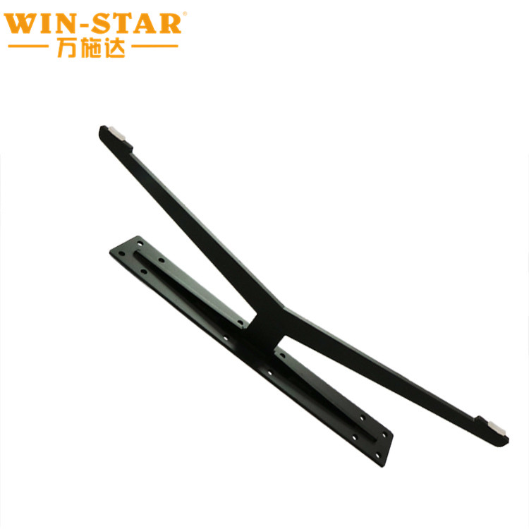 Heavy duty furniture fittings iron cast black sofa legs for bed base