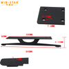 Wholesale Furniture Hardware Big 130mm Height Black Modern Sofa Legs for Base