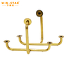 Decorative Furniture Parts Stainless Steel Golden Pipe Sofa Handle For Fittings