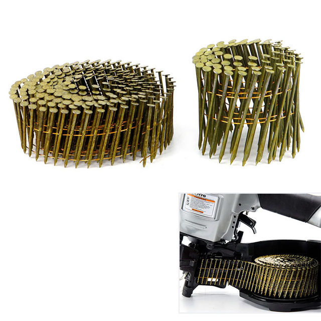  Wysokiej jakości fabrycznie łączone gwoździe z trzpieniem śrubowym z chwytem śrubowym do pneumatycznego pistoletu do gwoździ na paletach drewnianych