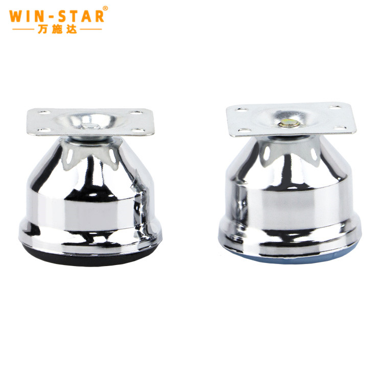 WINSTAR Furniture Accessories Chrome Metal Feet Iron Sofa Leg