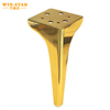 ZD-N150 durable quality furniture parts 150mm straight metal sofa legs for table