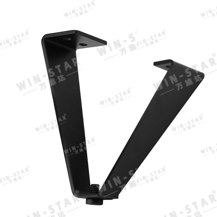 Stronger Quality Furniture Fittings Metal V Shape Black Modern Sofa Bed Legs for Table