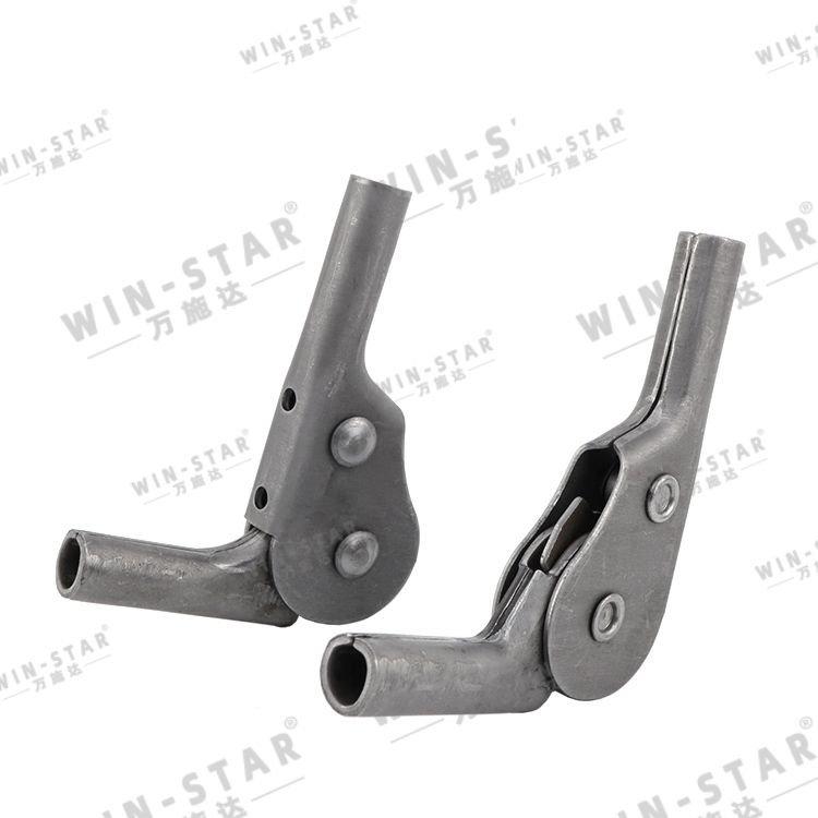 WINSTAR ZD-I022 Adjustable Furniture Metal Hinges Folding Bed Chair Connector Fitting 