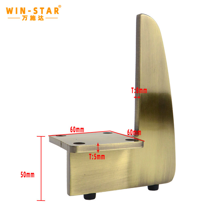 Metal sofa legs come in a variety of styles and functions