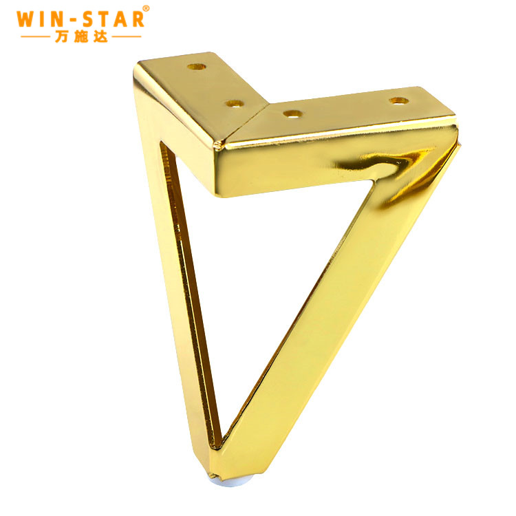 Factory Direct Golden Sofa Leg Iron Furniture Cabinet Table Leg Fancy Furniture Legs