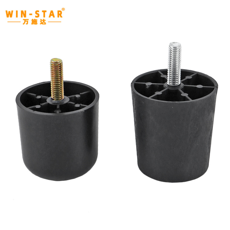 Universal Plastic Furniture Feet: Perfect Fit for Sofas, Chairs & More