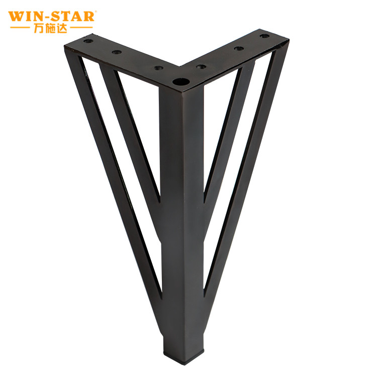 Coffee Table Triangle Chrome Legs Replacement Sofa Leg Furniture Support Leg for Cabinet