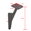 170mm Furniture Iron Sofa Legs Cabinet Design Metal Legs For Chair 
