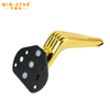 OEM Industrial Hardware Metal Gold Furniture Feet Cone Chair Sofa Table Legs for Chair