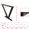 Metal Triangle Frame Bar Table Feet Support Corner Computer Desk Table Legs