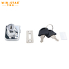Zinc Alloy Furniture Cabinet Drawer Lock 407 409 Glass Showcase Cabinet Door Lock