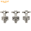 3D Button Spring Hidden Kitchen Cabinet metal 35mm cup Hinge