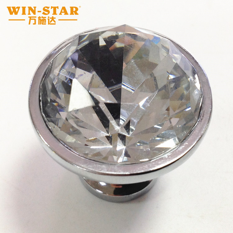 Deluxe Handle Crystal Knob Diamond Knob Drawer T-bar Handle