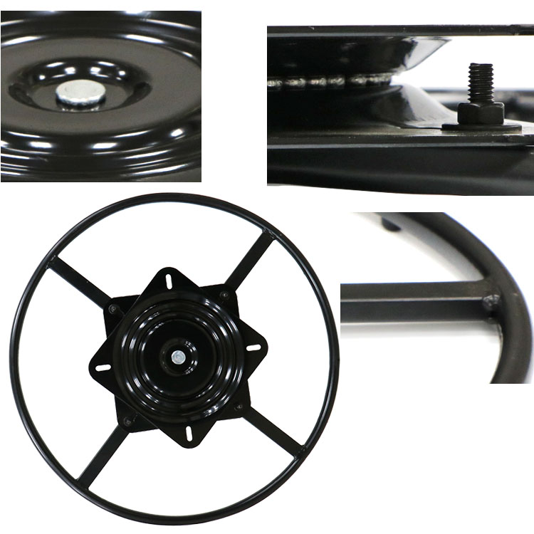 10 inch turntable, 600mm diameter large turntable for furniture