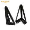 Fashion Style Furniture Hardware Triangle Pipe Metal Golden Black Sofa Legs