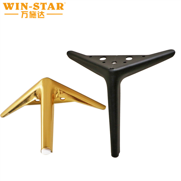 High Quality Stronger Furniture Feet Metal Triangle Sofa Legs for Table