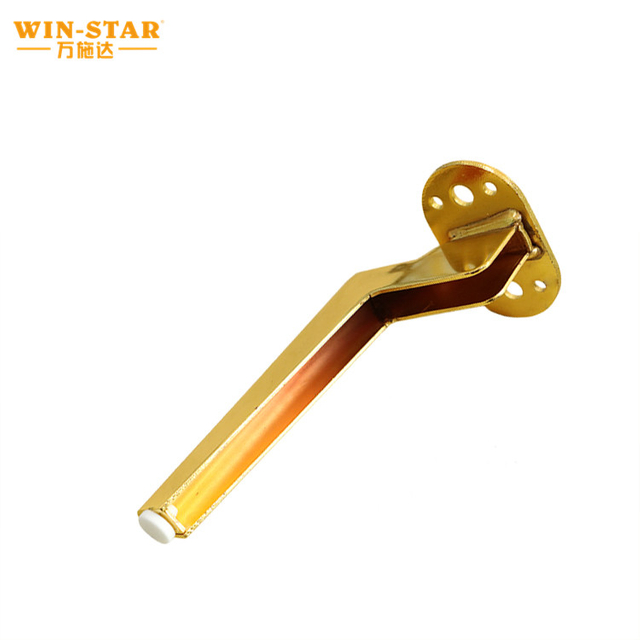 Heavy Loading Capacity Gold Iron Metal Furniture Accessories Sofa Leg