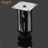 Adjustable Furniture Chrome Plate Iron Legs 50MM Tube Sofa Table Hardware Legs 
