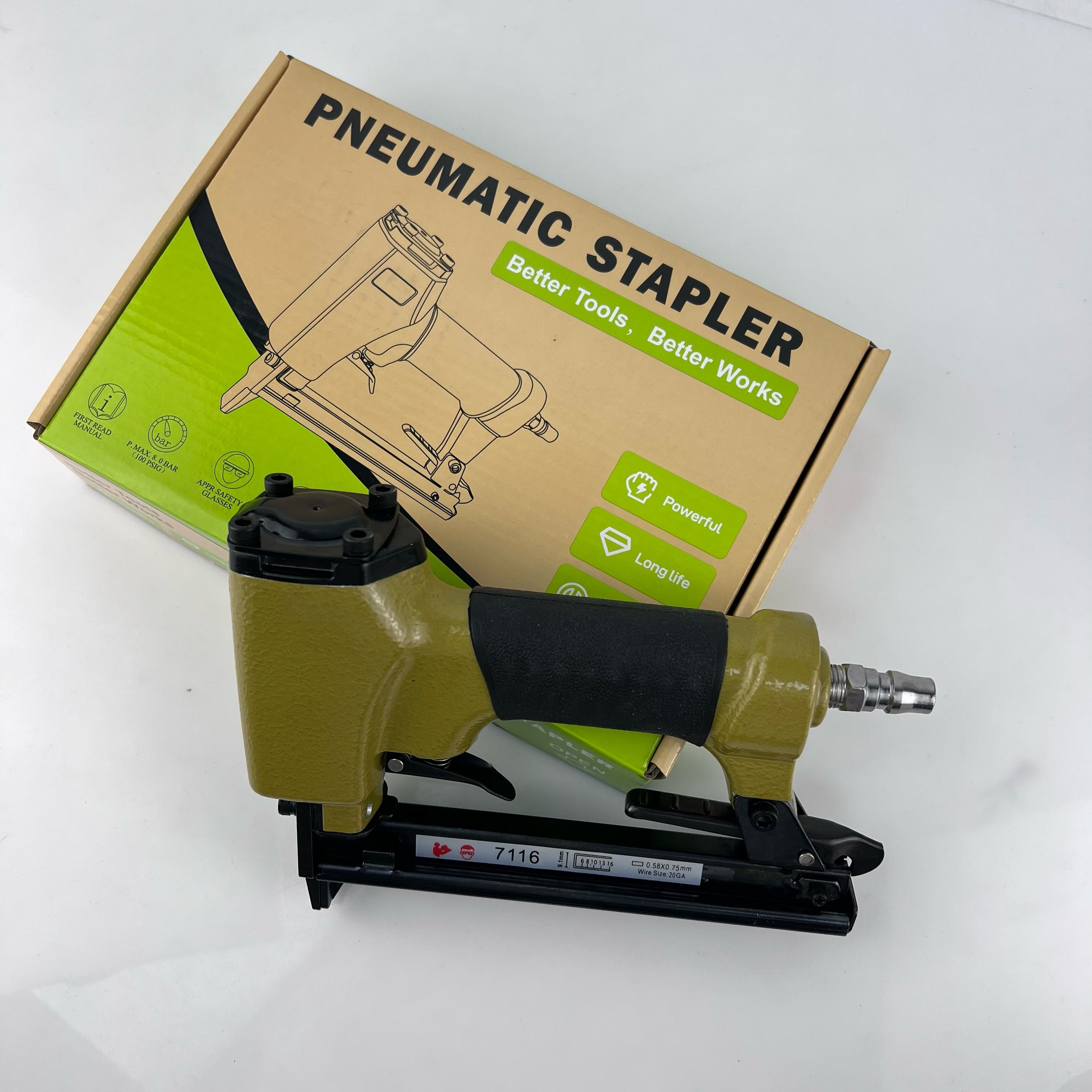Long Service Life Pneumatic Nail Gun 71 Series Stapler