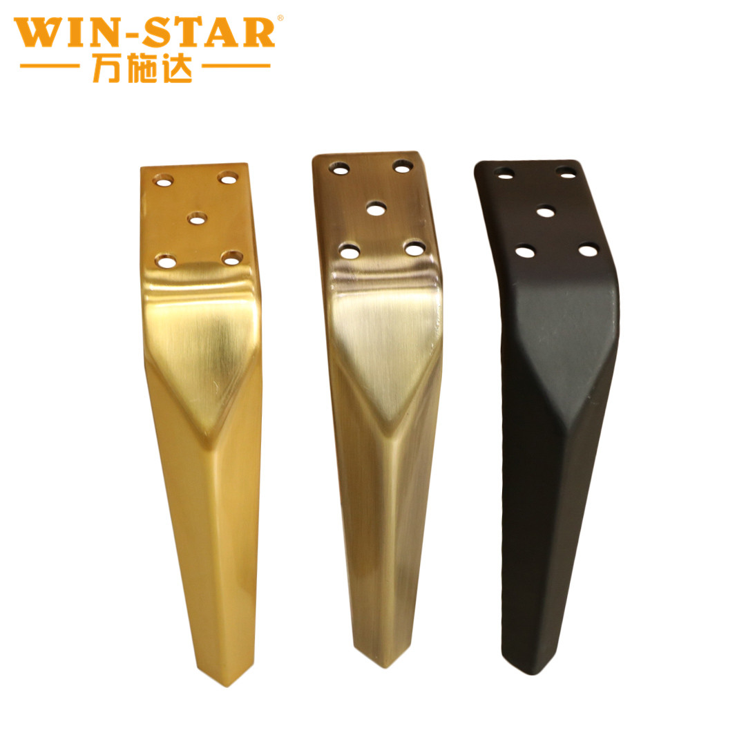 Popular 150/180mm Durable Quality Furniture Parts Metal Sofa Legs for Chair