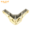 Modern Design Plastic Sofa Legs & Bed Legs Gold Color Table Cabinet Legs For Furniture