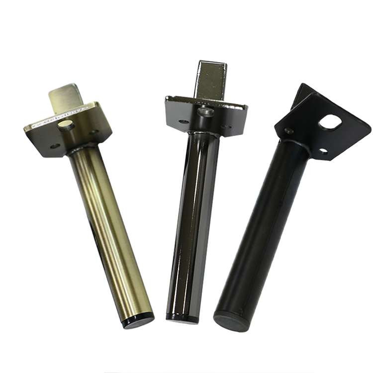 Wholesale Furniture Parts Cheap Price L Shape Golden Pipe Metal Sofa Legs for Coffee Table Bed Feet