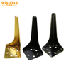 ZD-N150 durable quality furniture parts 150mm straight metal sofa legs for table