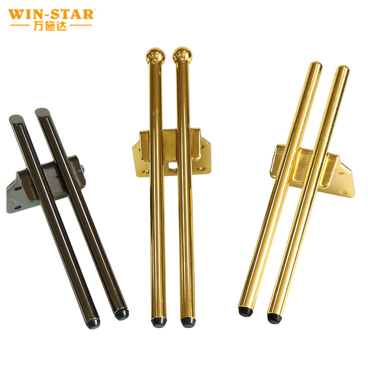 Factory Price 6inch Iron Cast Metal Furniture Golden Pipe Moden Sofa Legs