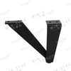 Stronger Quality Furniture Fittings Metal V Shape Black Modern Sofa Bed Legs for Table