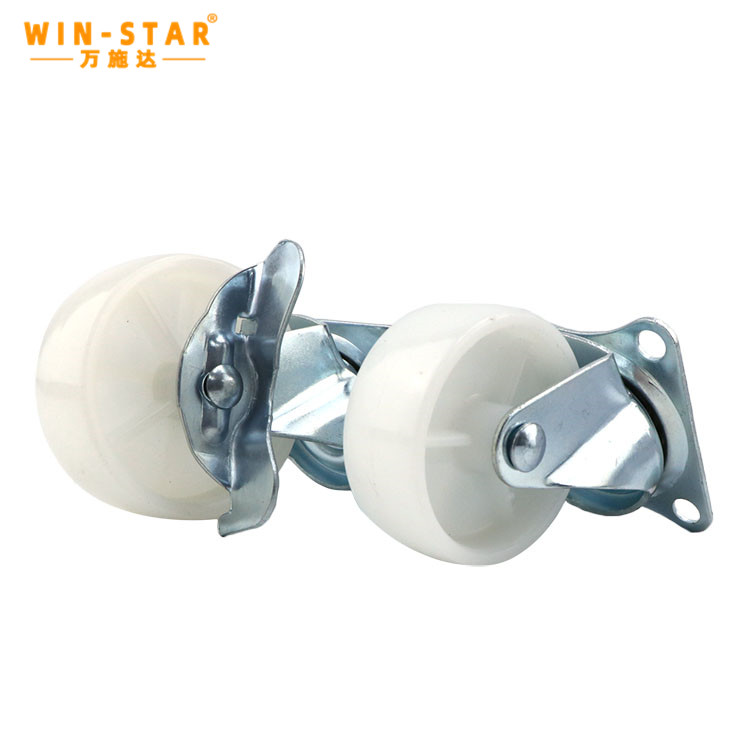 Supply PP light casters 1 inch Fixed wheel Universal wheel