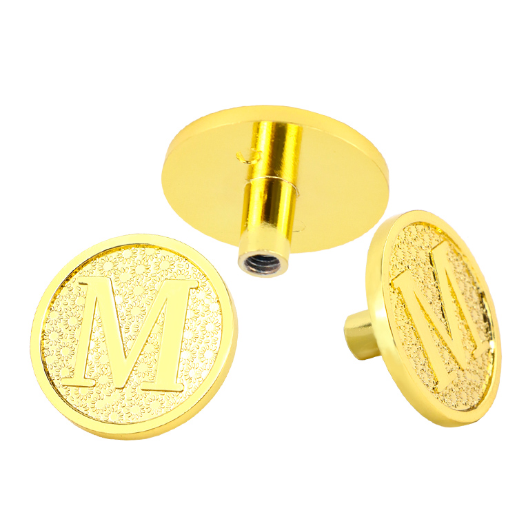 Quick-Install Metal Trim Buttons: Pre-Drilled Holes for Sofa/Chair Upholstery