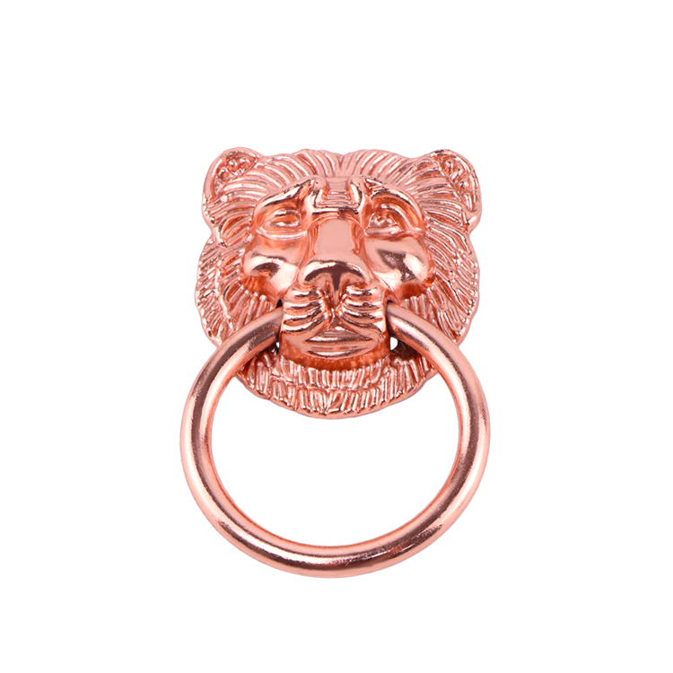 Lion Head Decorative Buttons Furniture Decoration Buckle Cabinet Door Handle lion Head Buttons