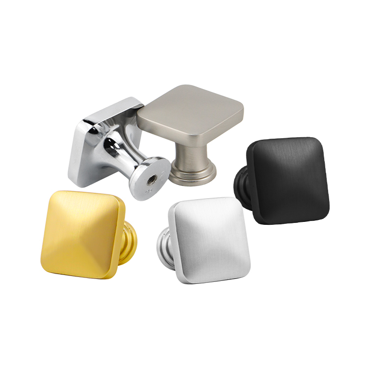 Square Furniture Handle Metal Knob of Drawer Wardrobe Handle Iron Knob T Bar Handle Door Knob