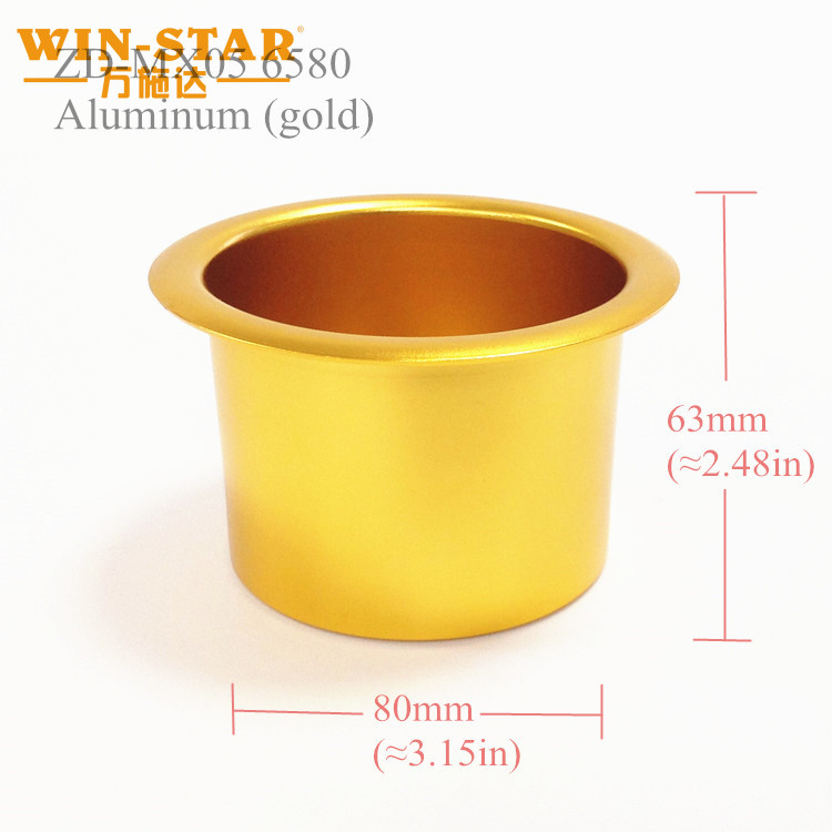 WINSTAR Wholesale Aluminum Cup Holder for Table Cinema Chair Cup Holder