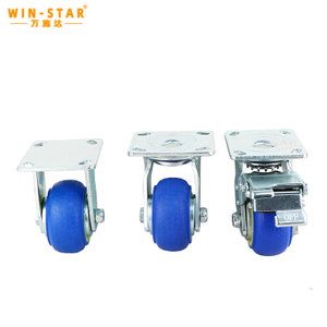  Heavy Duty Caster Wheels with Brake 4/5/6/8 Inch Loaded Casters 
