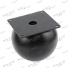  Furniture Accessories Furniture Legs Ball Shape Steel Couch Leg Furniture Base Round Gourd Golden Sofa Leg