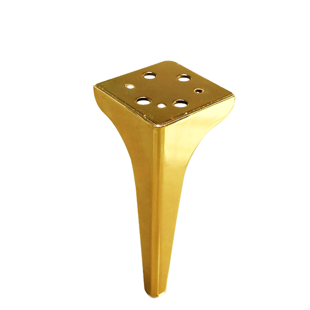 Gold Luxury Design Furniture Triangle Iron Corner Table Legs Metal Sofa Leg