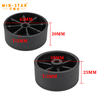 20mm Height Wholesale New Design Black Furniture Feet Plastic Sofa Legs With Custom Logo