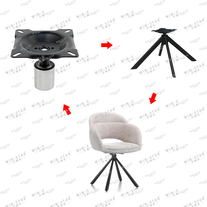 Heavy Duty Revolving Plate Rotating Barstool Swivel Plate 360 Degree Furniture Chair Fitting 