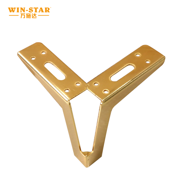 120mm150mm Triangle Furniture Table Hardware Legs Fashion Sofa Bed Base Iron Legs