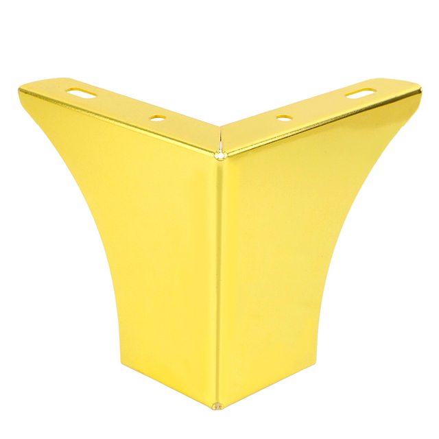 Luxury Metal Furniture Accessories Cabinet Foot Bed Support Feet Steel Sofa Legs