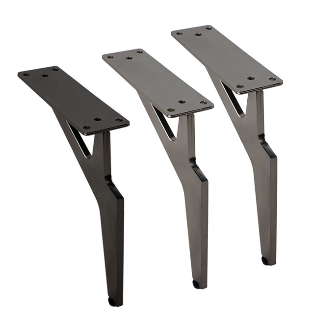 Furniture Accessories OEM Black Golden Decorative Metal Furniture Base Dining Coffee Table Legs Sofa Leg