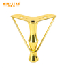150MM Modern Design Metal Iron Cabinet Feet Golden Sofa Leg for Furniture